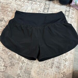 ZYIA Black High-Rise Athletic Shorts